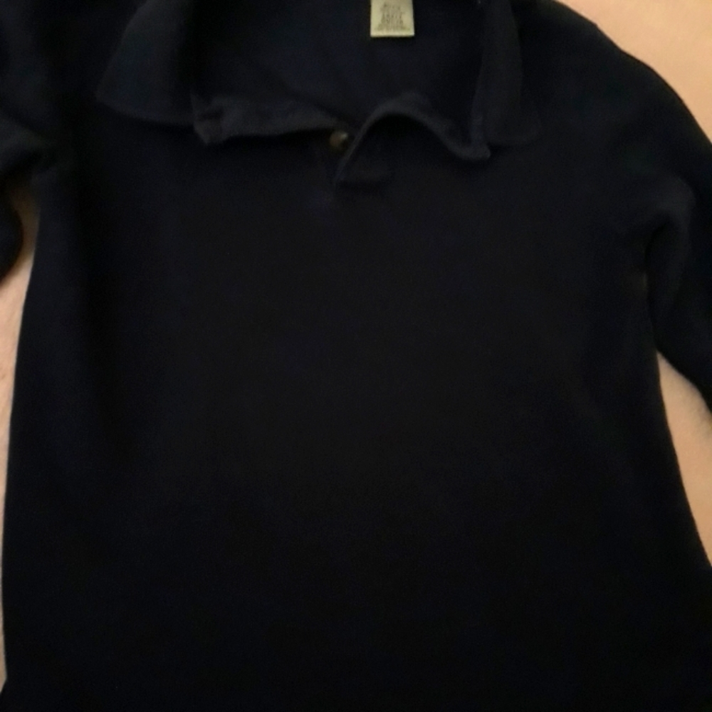L L Bean Long Sleve Blue Shirt